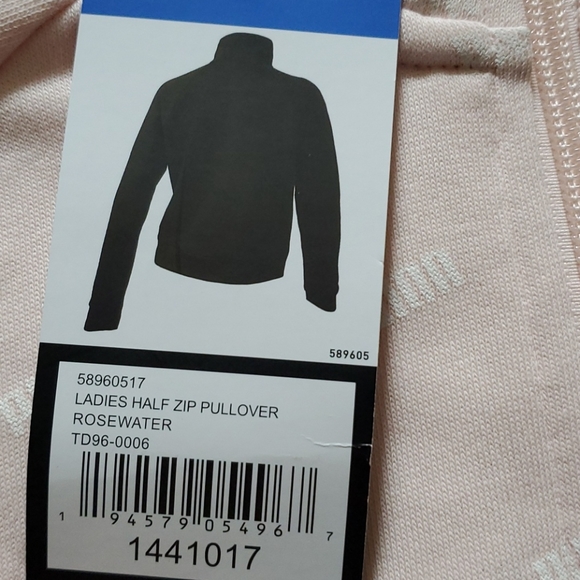 🆕️ PUMA LADIES HALF-ZIP PINK PULLOVER SWEATER - Picture 8 of 12